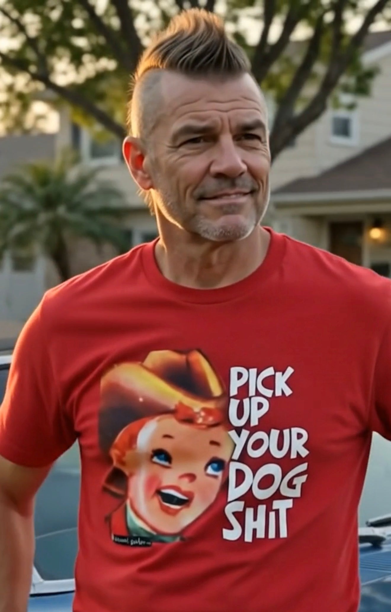 "Cowboy" Softstyle CVC T-Shirt (Explicit/Clean)